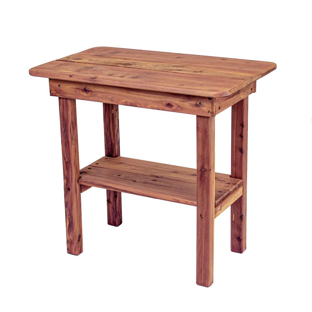 Cedar Rectangle Side Table