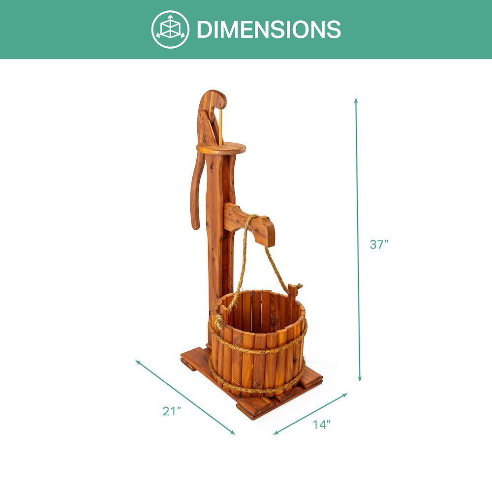 Large Pump Planter