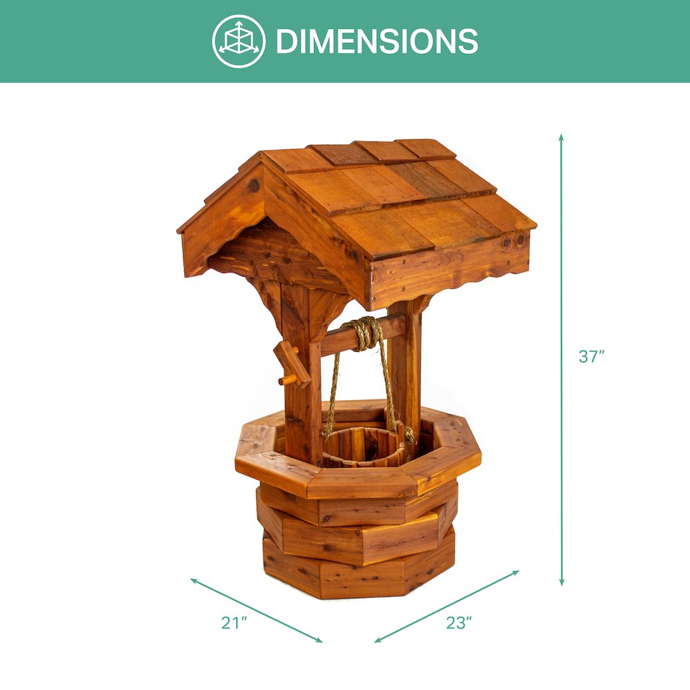 37″ Medium Wishing Well