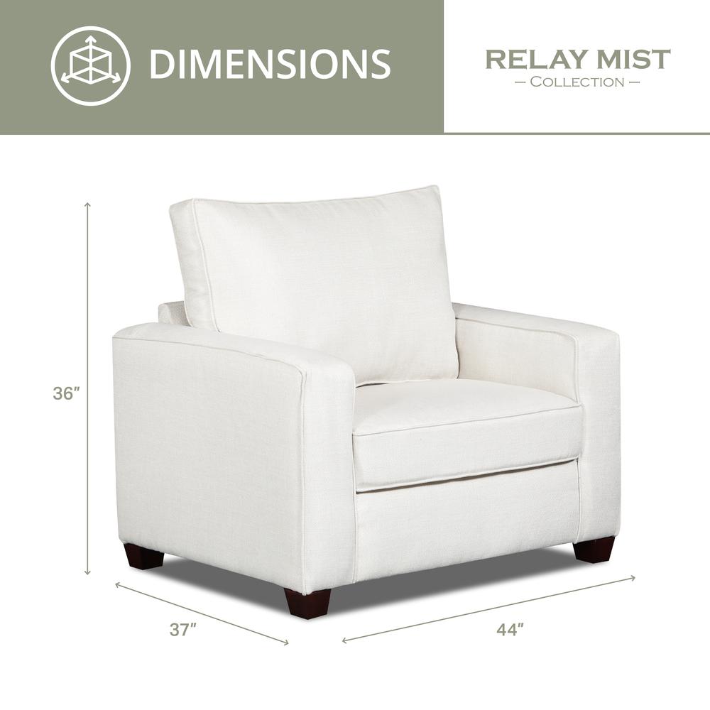 Living Room Relay Mist Upholstered Chair