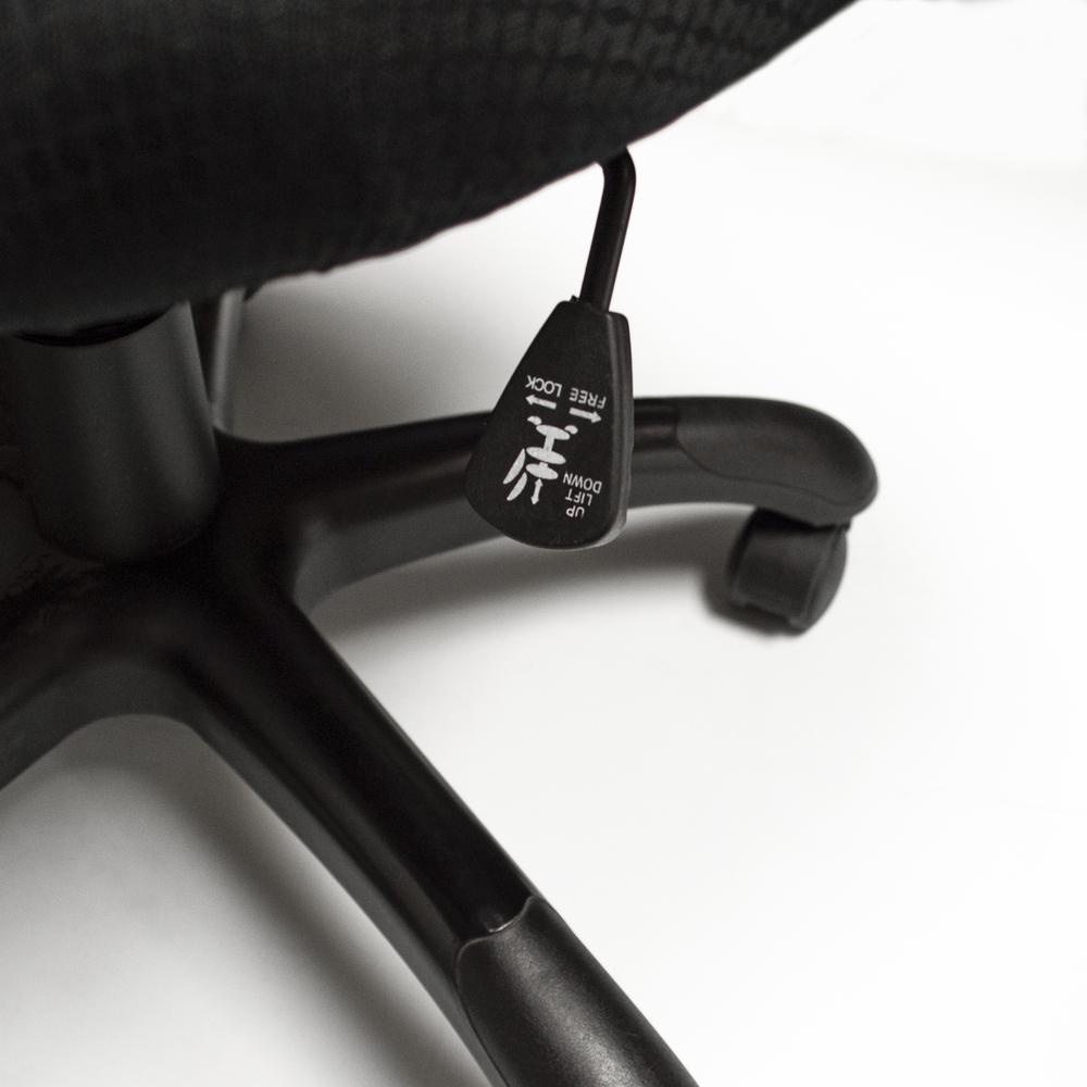 Rolling Task Chair with Adjustable Height and Seat Tilt