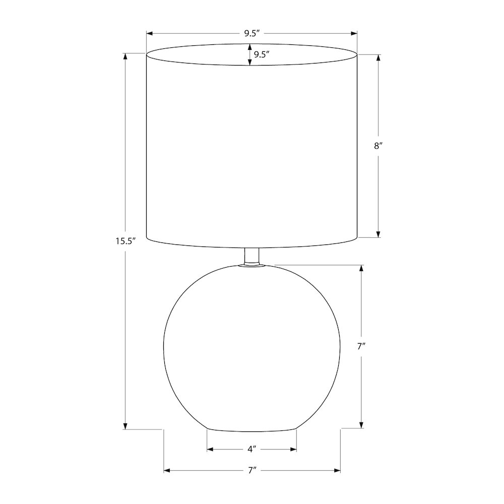 16″H