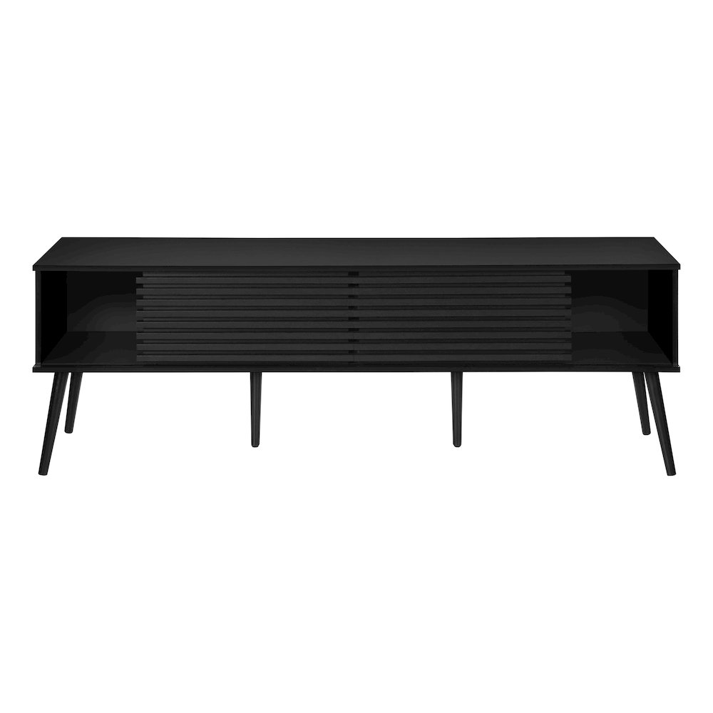 Contemporary Tv Stand in Black color