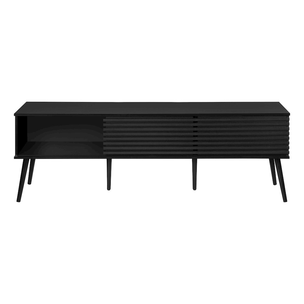 Contemporary Tv Stand in Black color