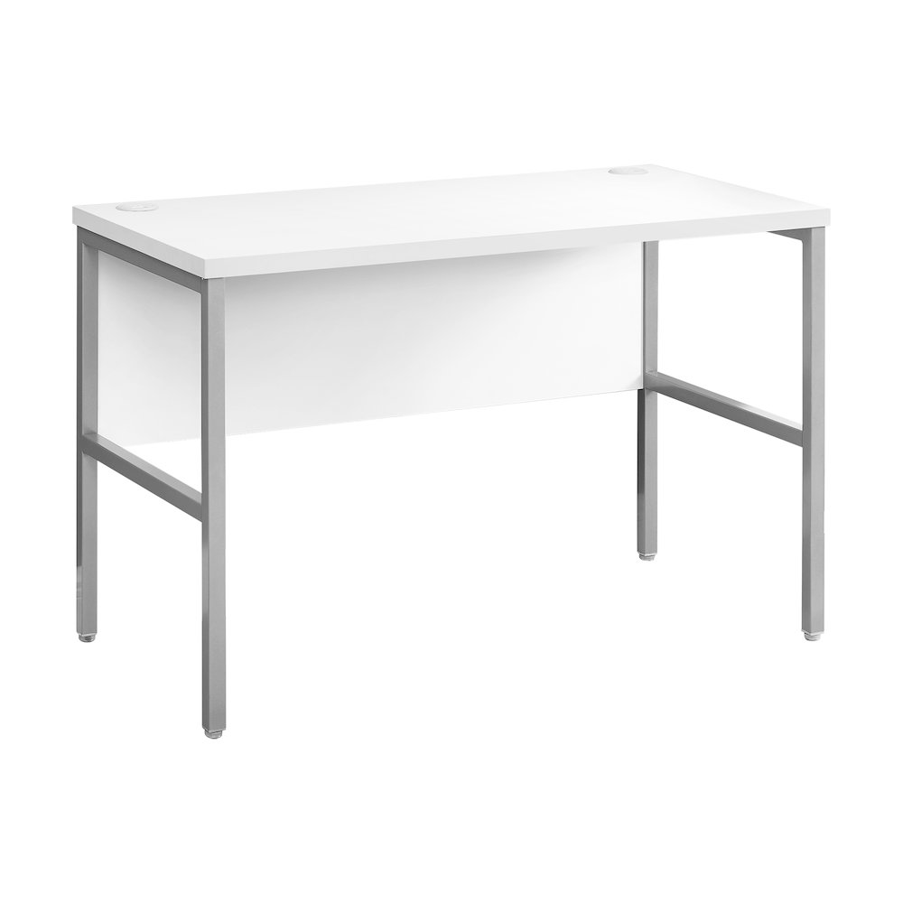Contemporary Computer Desk in White