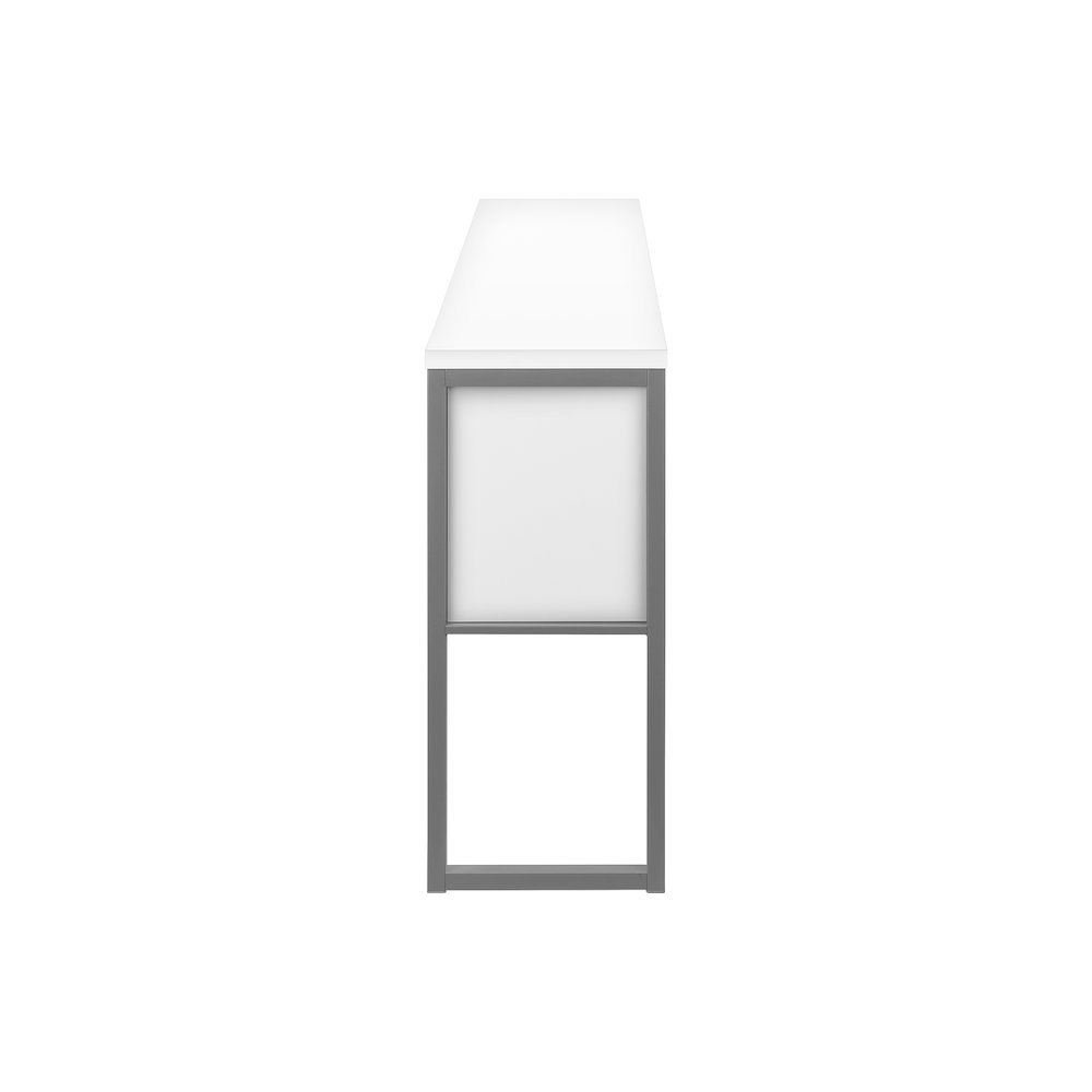 Contemporary Office Hutch in White
