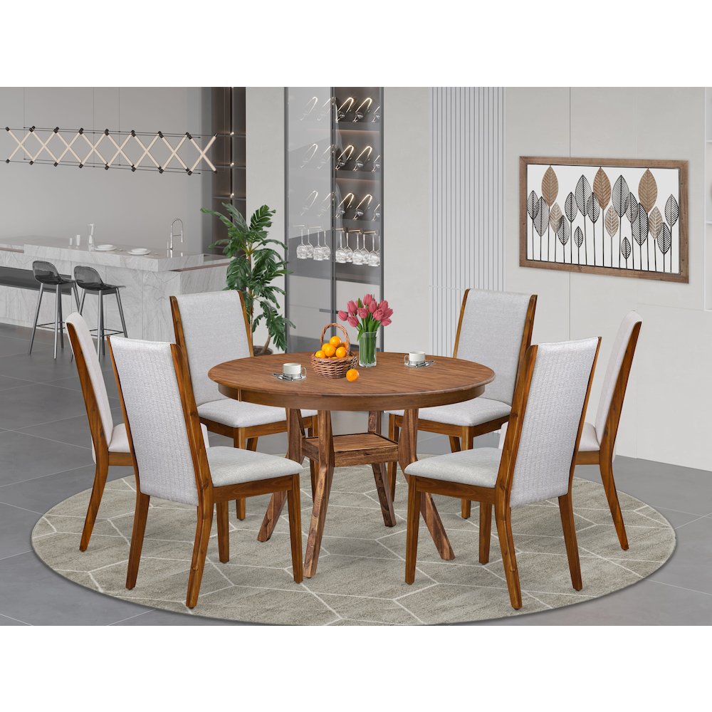 6 Grey Modern Dining Chair