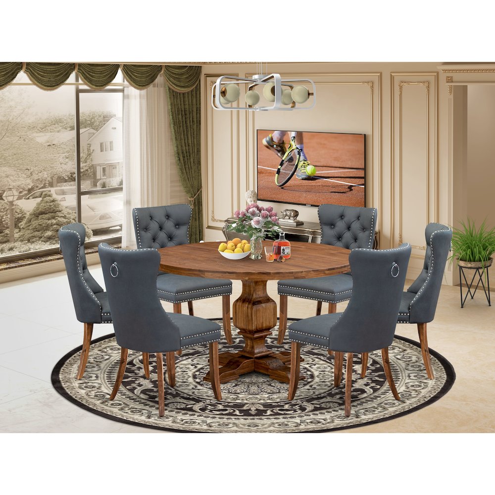 6 Platinum Gray Chairs