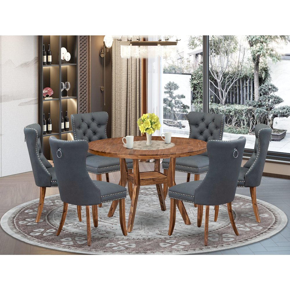 6 Platinum Gray Chairs