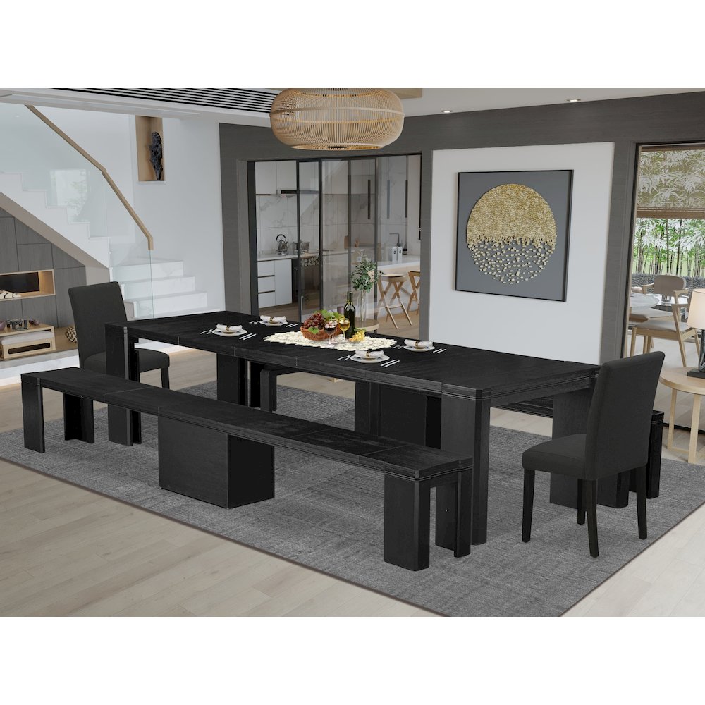 5-piece Dining Room Table Set a Rectangular Kitchen Table