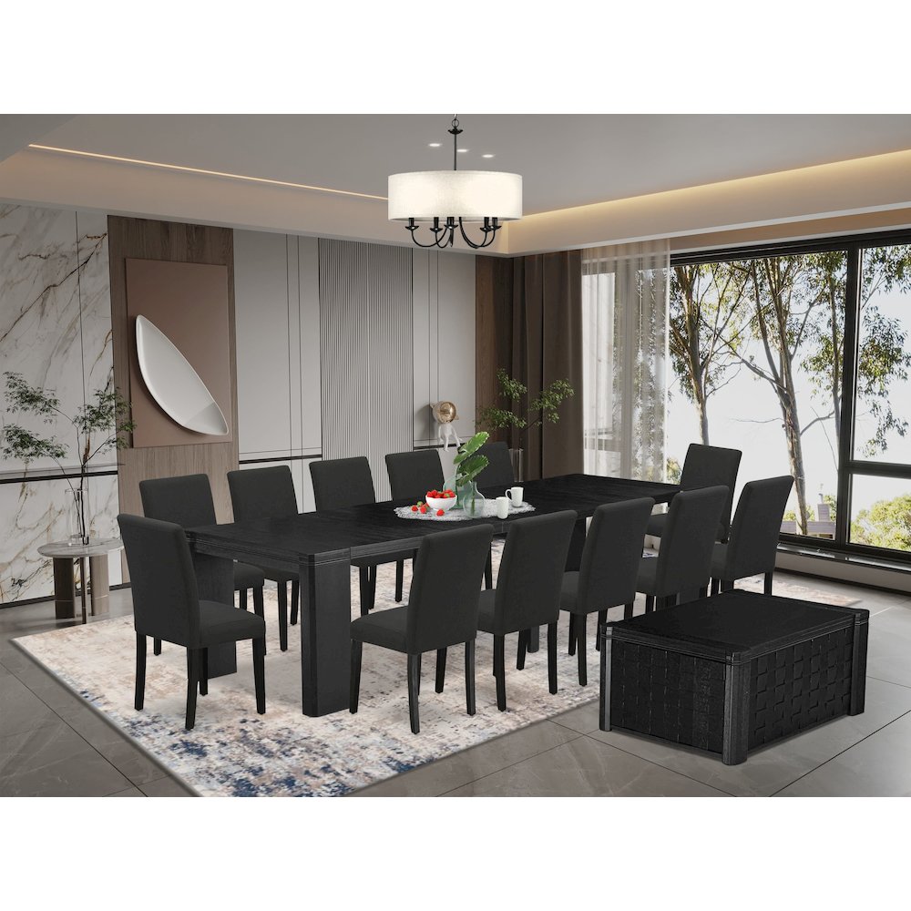 14-piece Dining Room Table Set a Rectangular Kitchen Table
