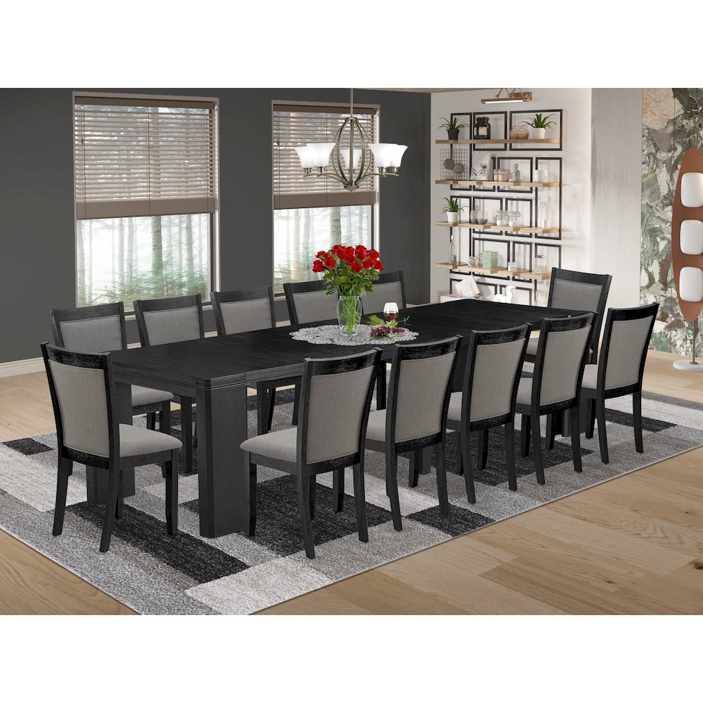 13-piece Dining Room Table Set a Rectangular Kitchen Table