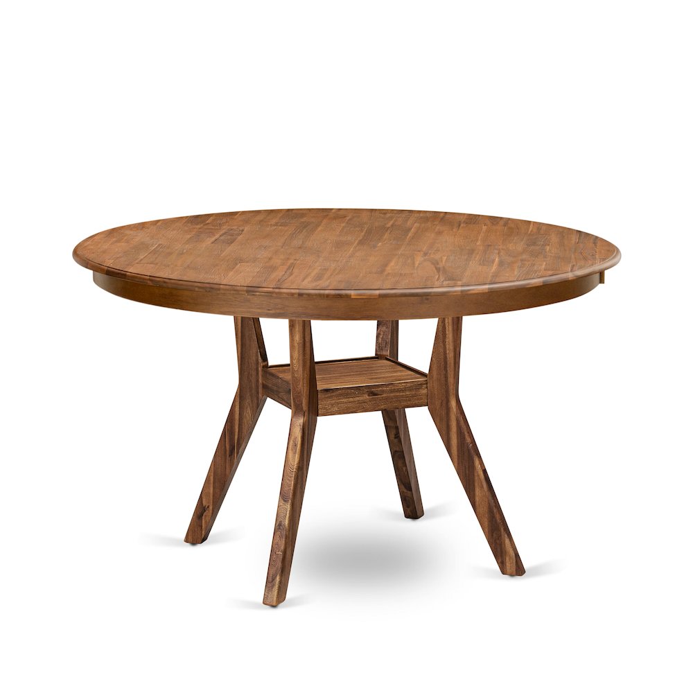 5-Piece Dining Table Set In Light Beige Color