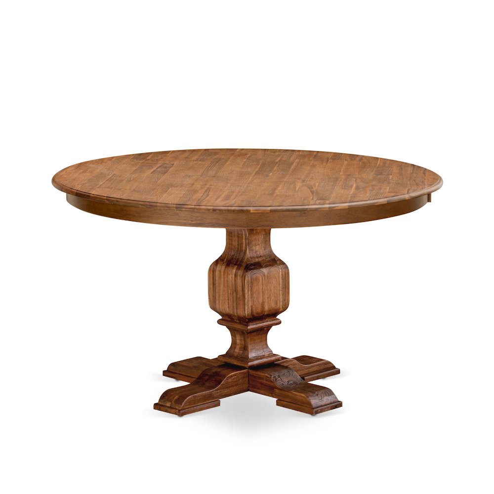 5-Pc Dining Room Set Of A Pedestal Kitchen Table