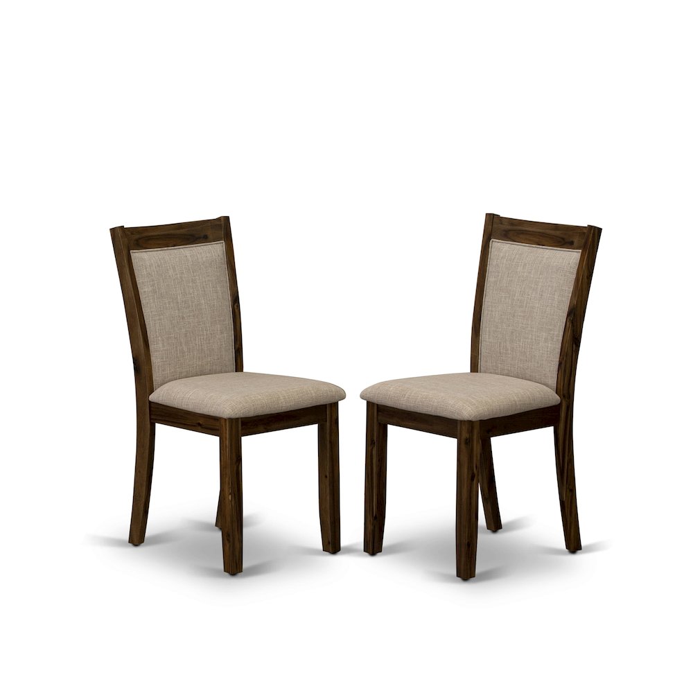 4 Light Tan Fabric Chairs