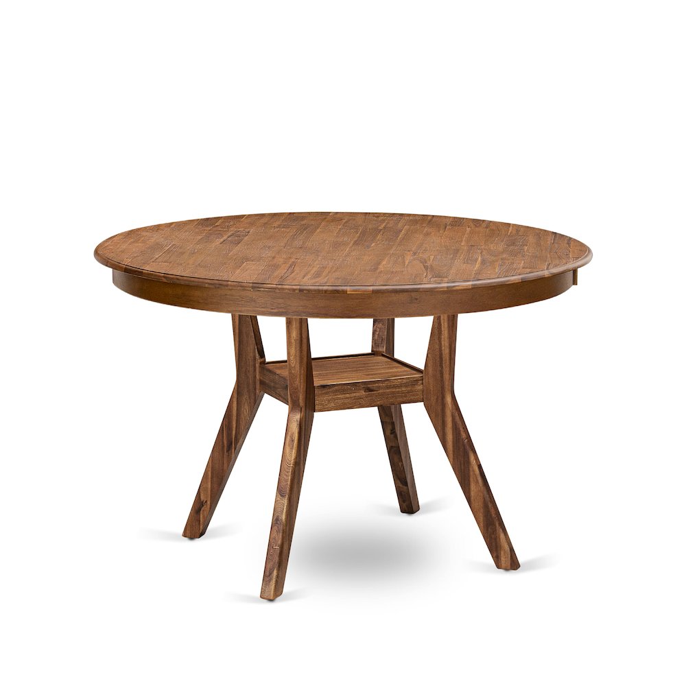 7-Pc Dining Set Of A Pedestal Kitchen Table