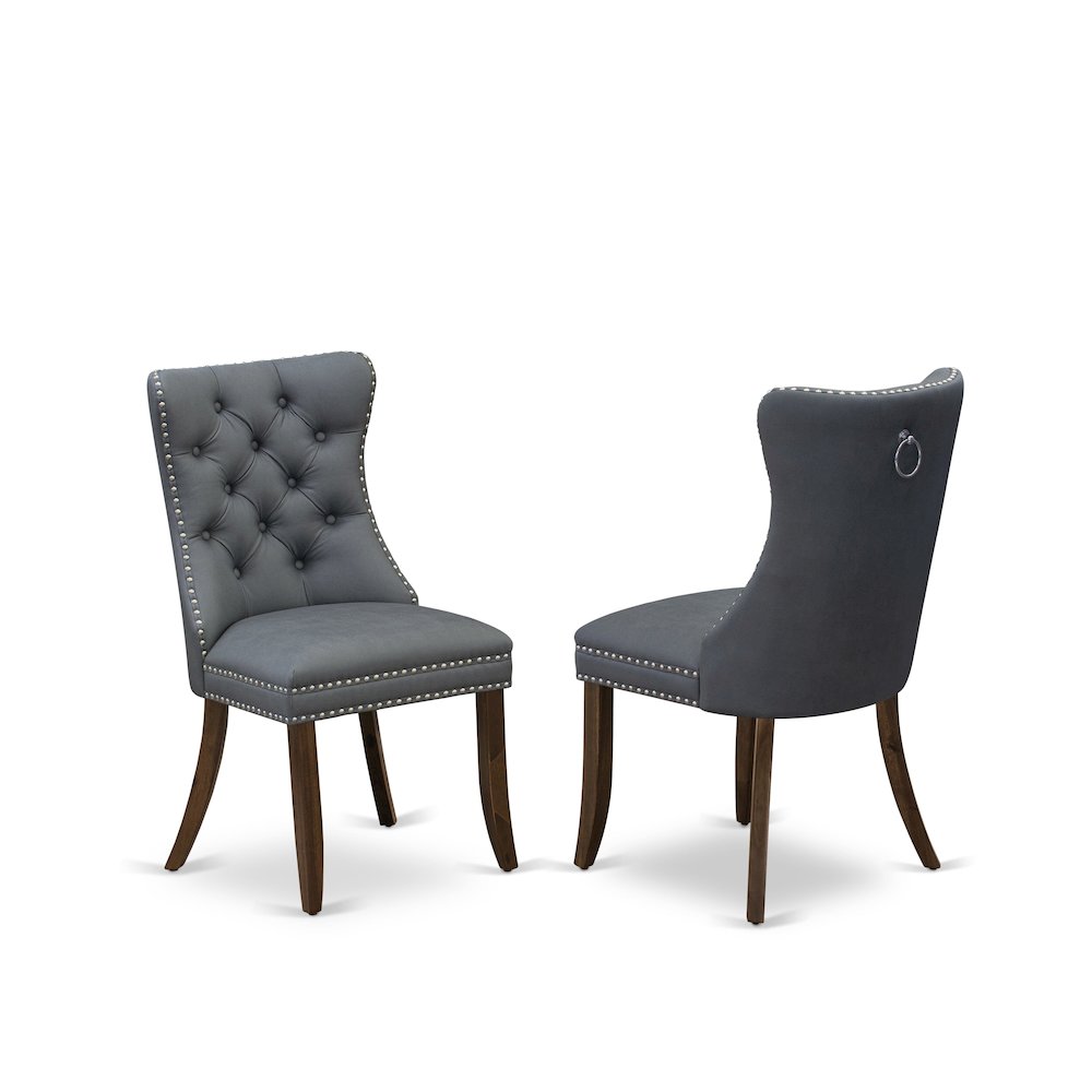4 Platinum Gray Dining Room Chairs