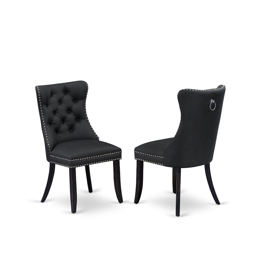 5 Pieces Modern Dining Set a Rectangle Kitchen Table and 4 Dining Chairs
