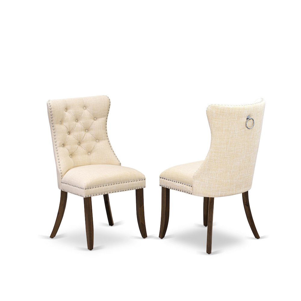 7-Piece Kitchen Table Set In Light Beige Color
