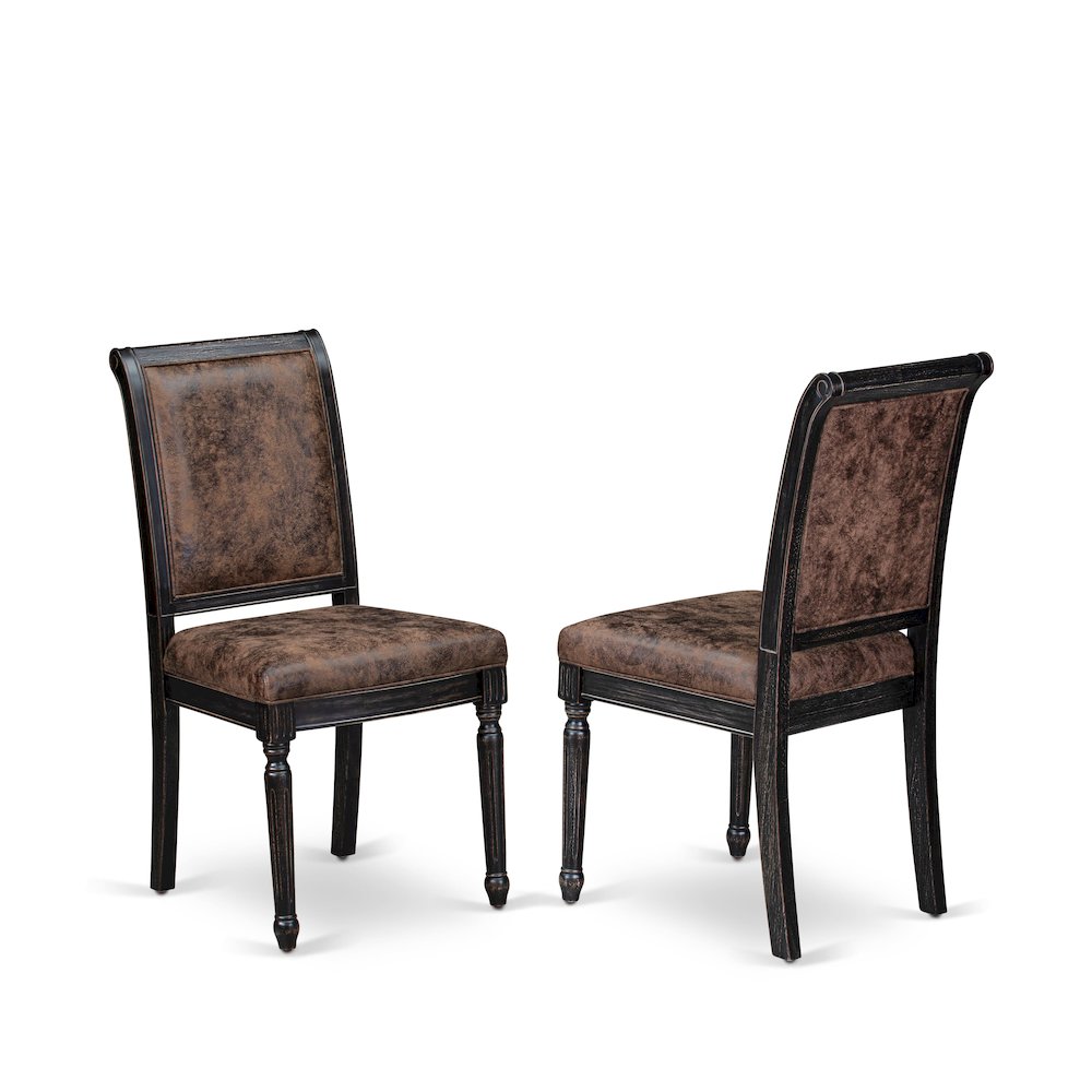 7 piece Kitchen Table Set consists of a Dining Table and 6 Dining Chairs