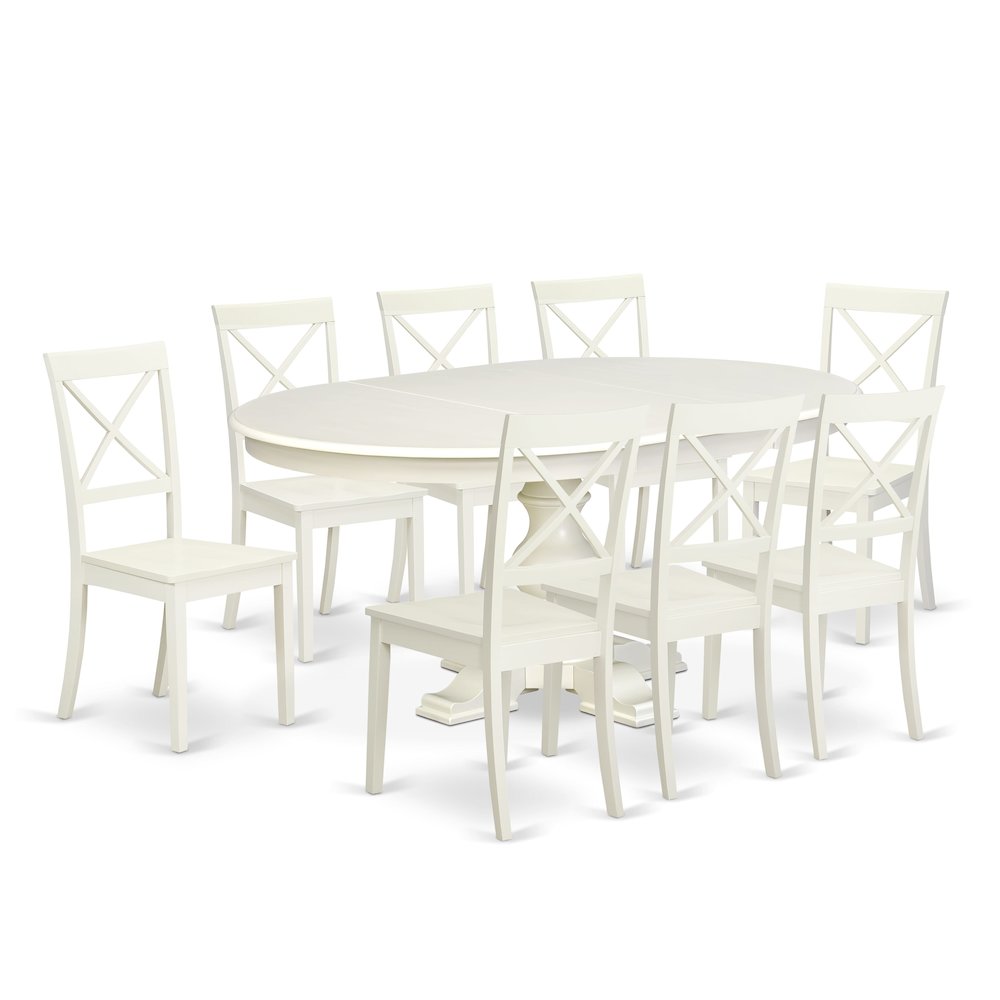 9-Piece Mid Century Dining Set