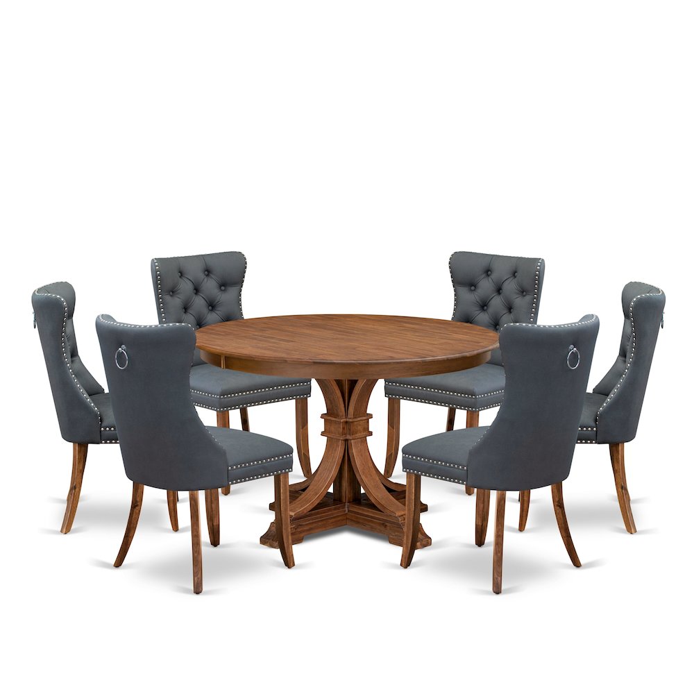 7-Piece Dining Table A Mid-Century Dining Table