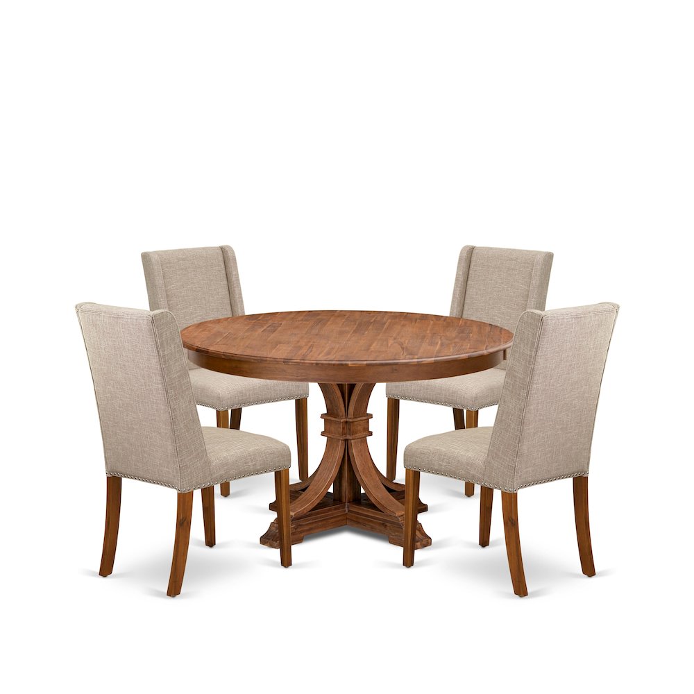 5-Piece Dining Table Set Of A Kitchen Table