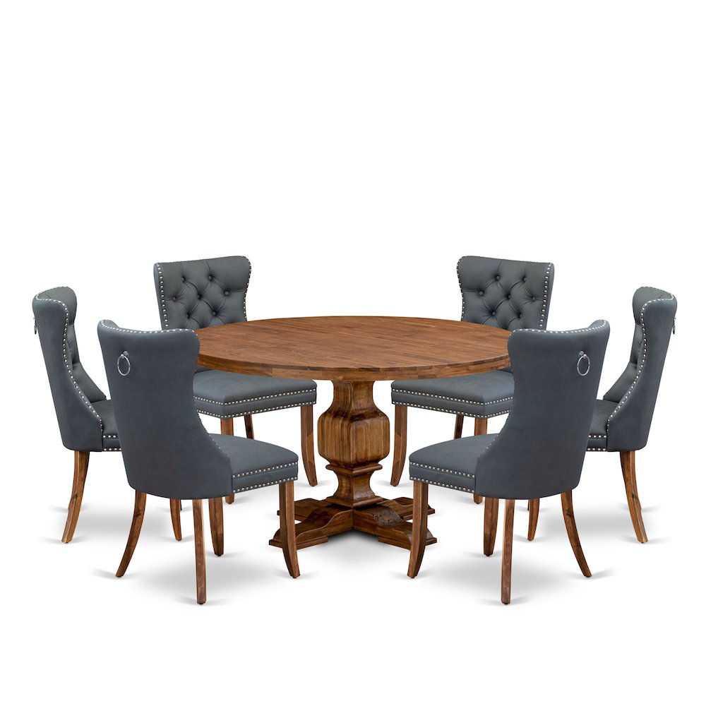7-Piece Mid-Century Dining Table Set Of A Kitchen Table