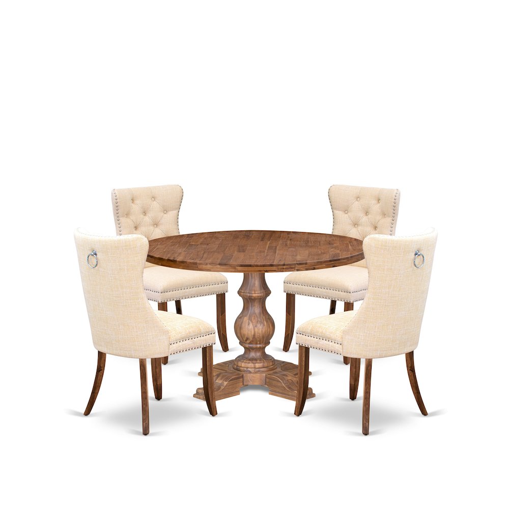 5-Piece Kitchen Set In Light Beige Color