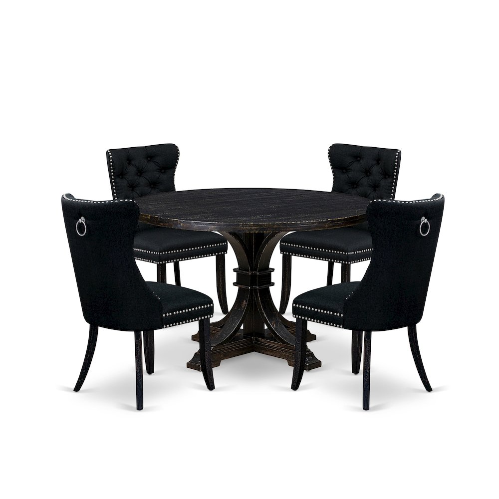 5-Pc Dining Room Set Of A Dinner Table
