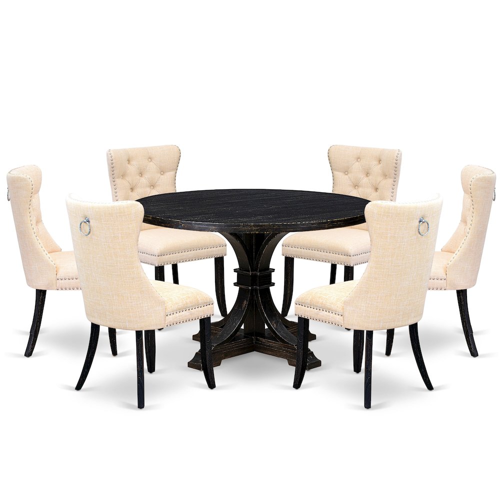 7-Pc Dining Set Of A Kitchen Table