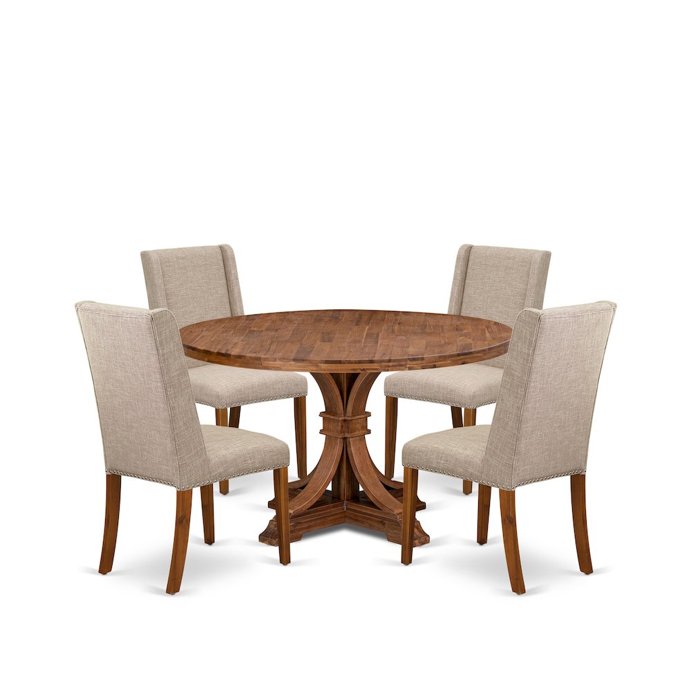 5-Piece Kitchen Table Set Of A Dinner Table