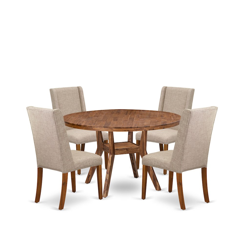 5-Piece Dinner Table A Modern Dining Table