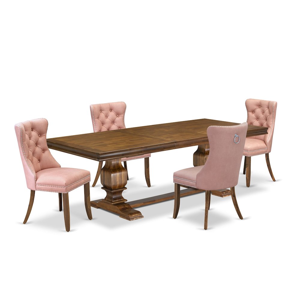 5 piece Kitchen Table Set a Modern Dining Table and 4 Dining room Chairs