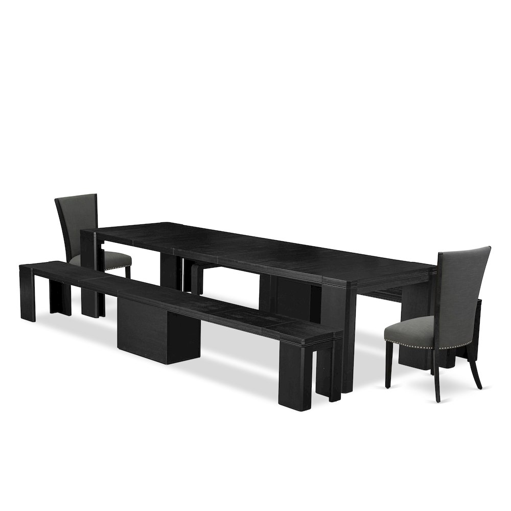5-piece Dining Room Table Set a Rectangular Dining Table