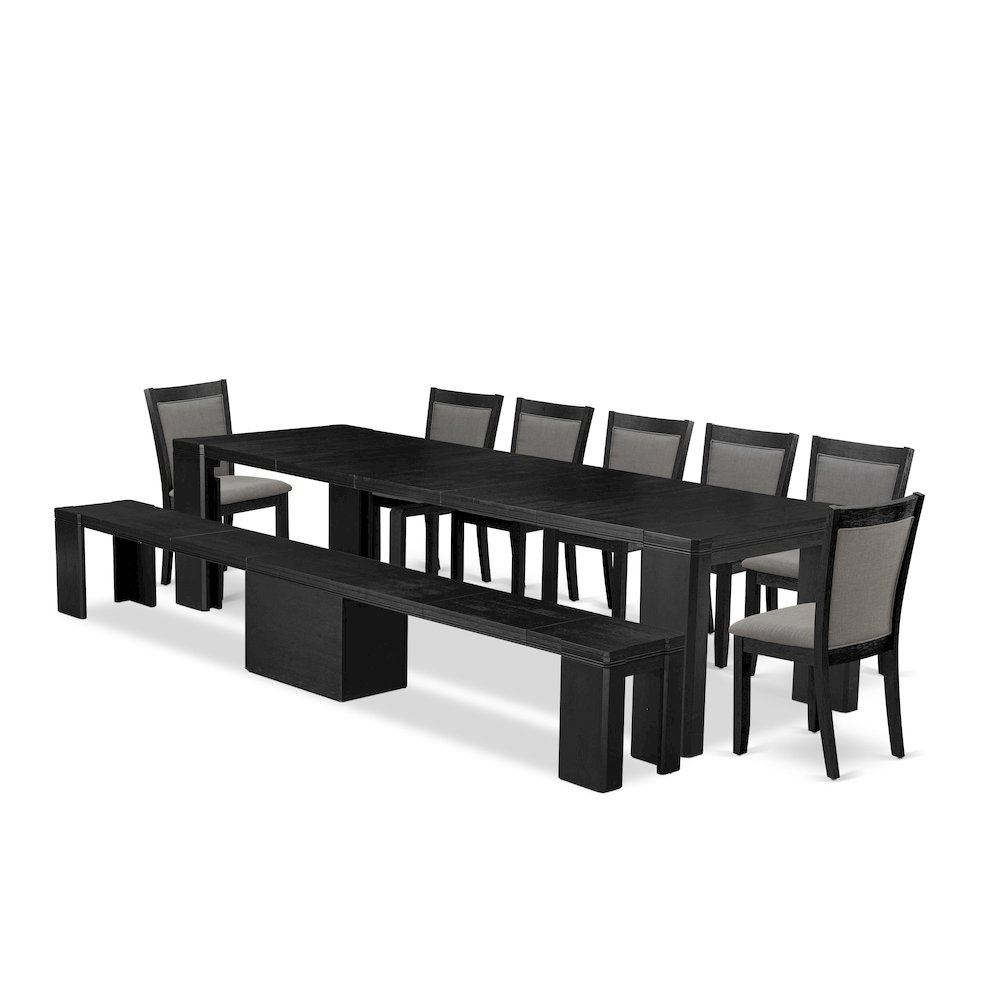 9-piece Dining Room Table Set a Rectangular Dining Table