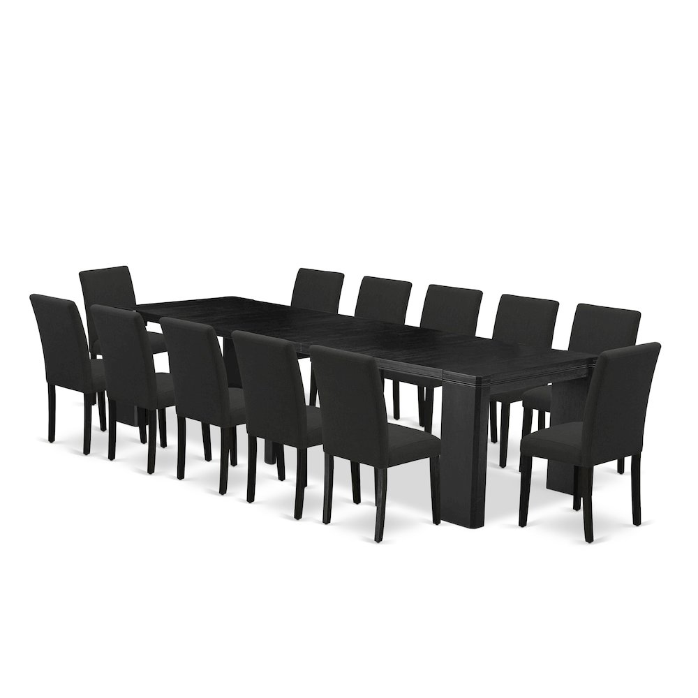 13-piece Modern Dining Room Table Set a Rectangular Kitchen Table