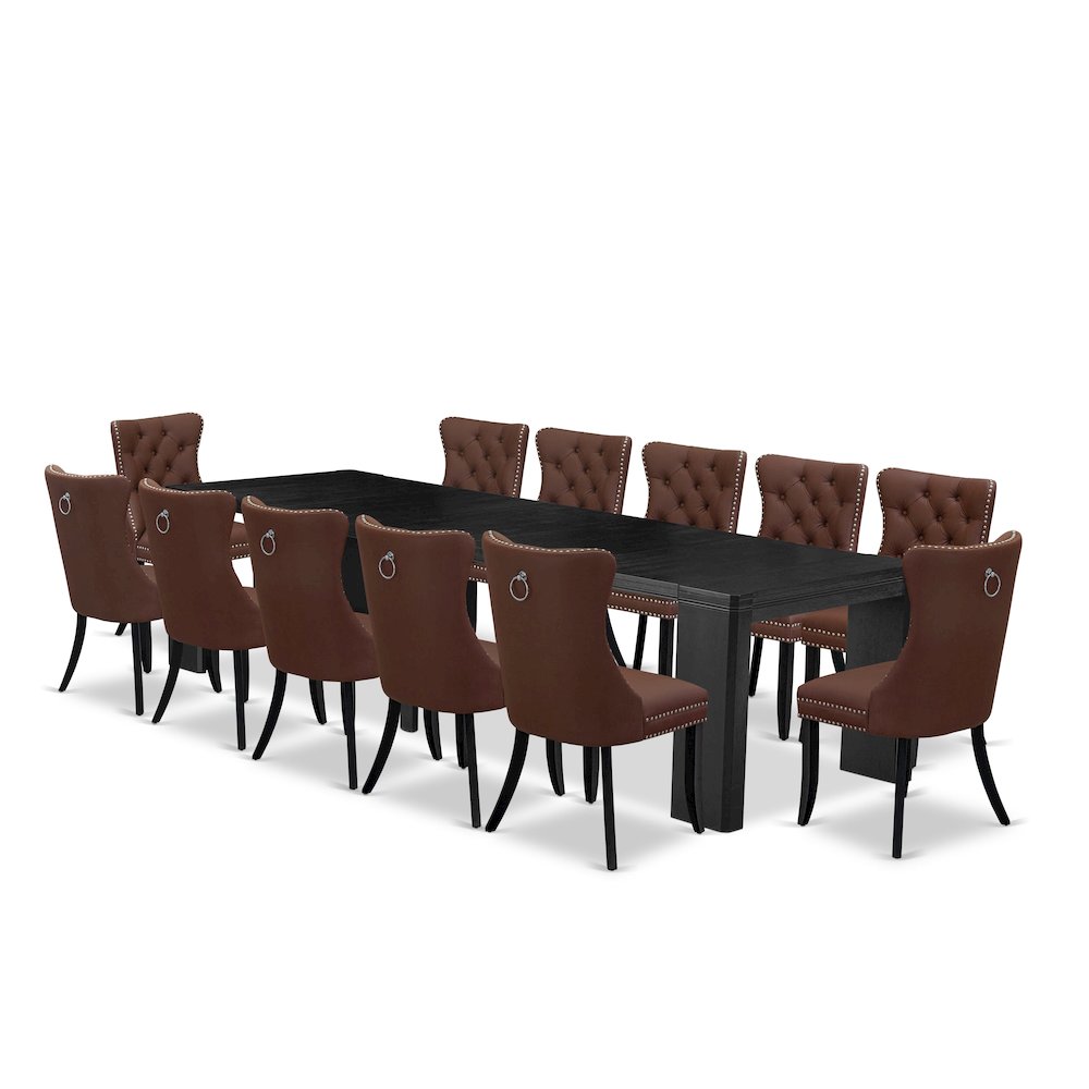 13-piece Dining Room Table Set a Rectangular Kitchen Table