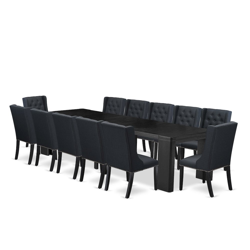 13-piece Dining Room Table Set a Rectangular Kitchen Table