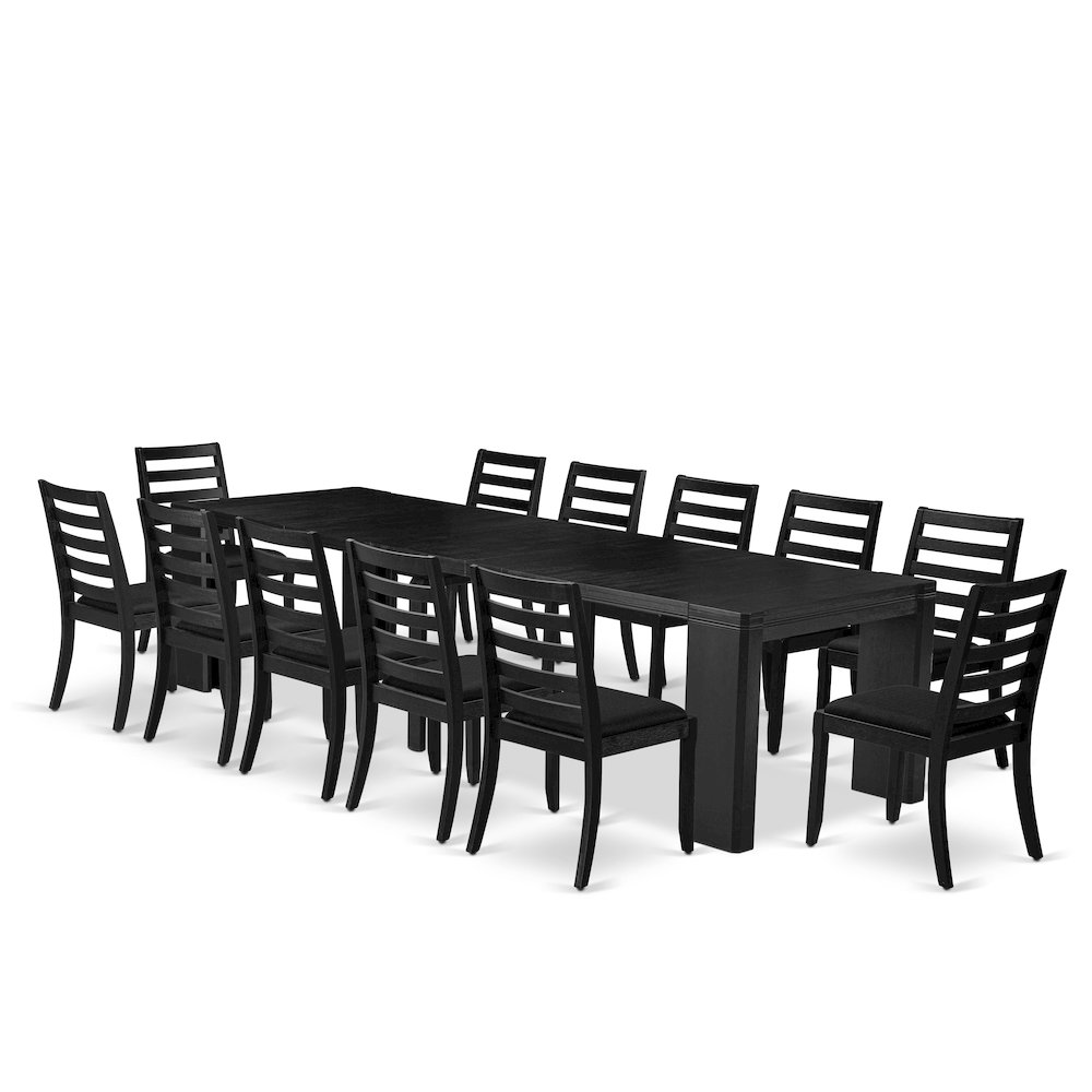 13-piece Modern Dining Room Table Set a Rectangular Dining Table