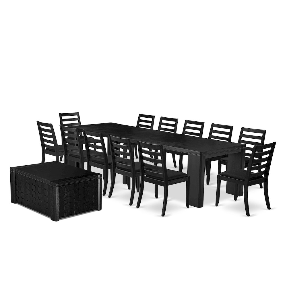 14-piece Modern Dining Room Table Set a Rectangular Dining Table