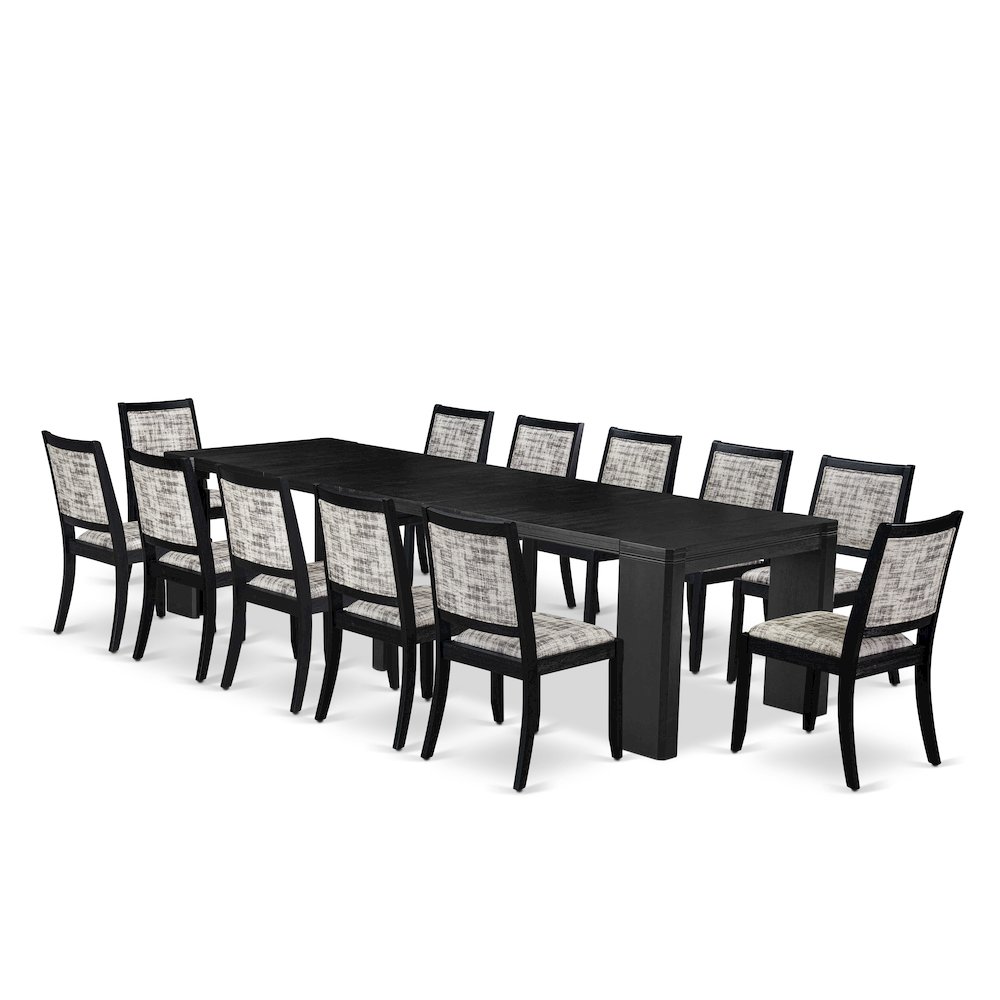 13-piece Dining Room Table Set a Rectangular Kitchen Table