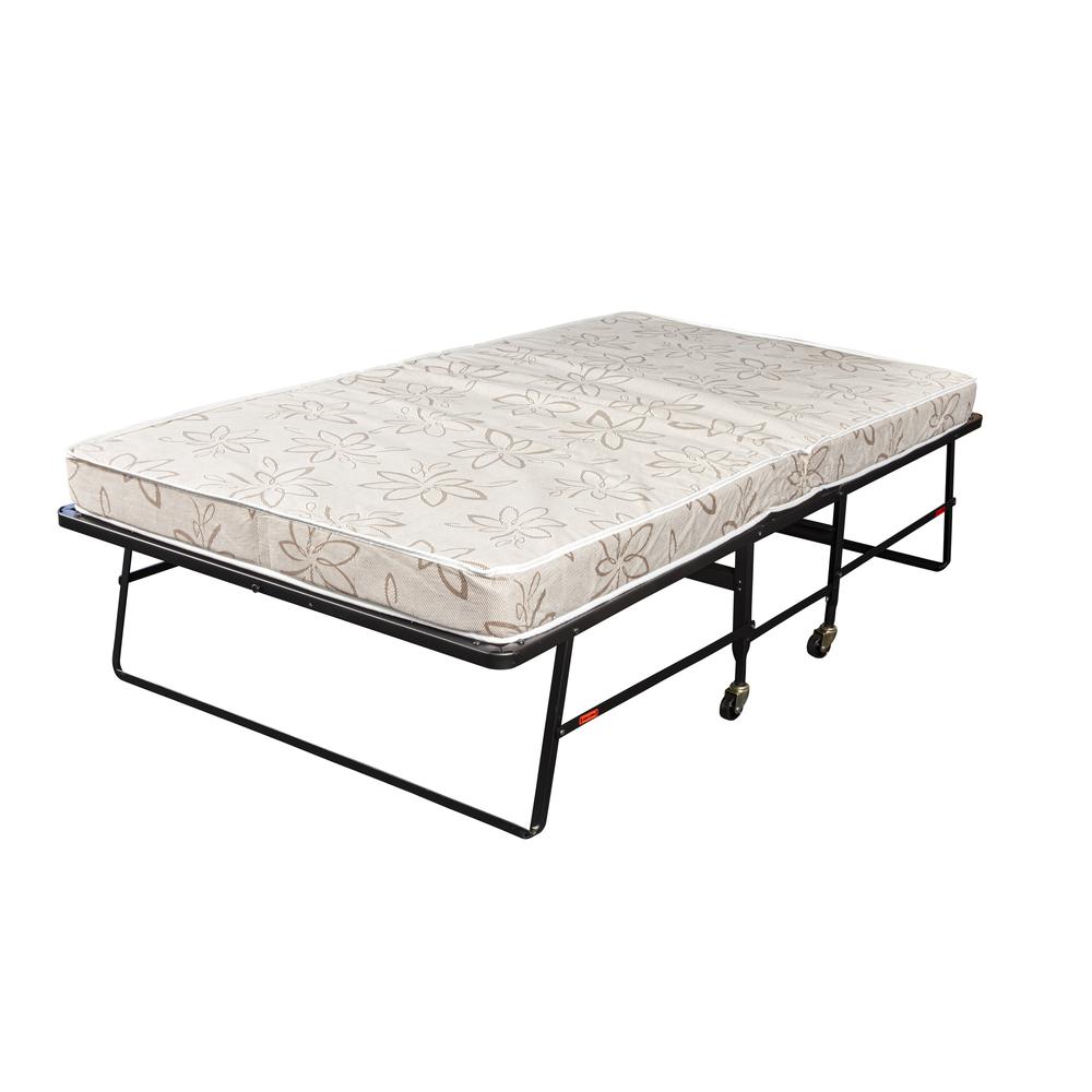 Rollaway Bed – 4″ Poly Fiber Mattress – 39″H