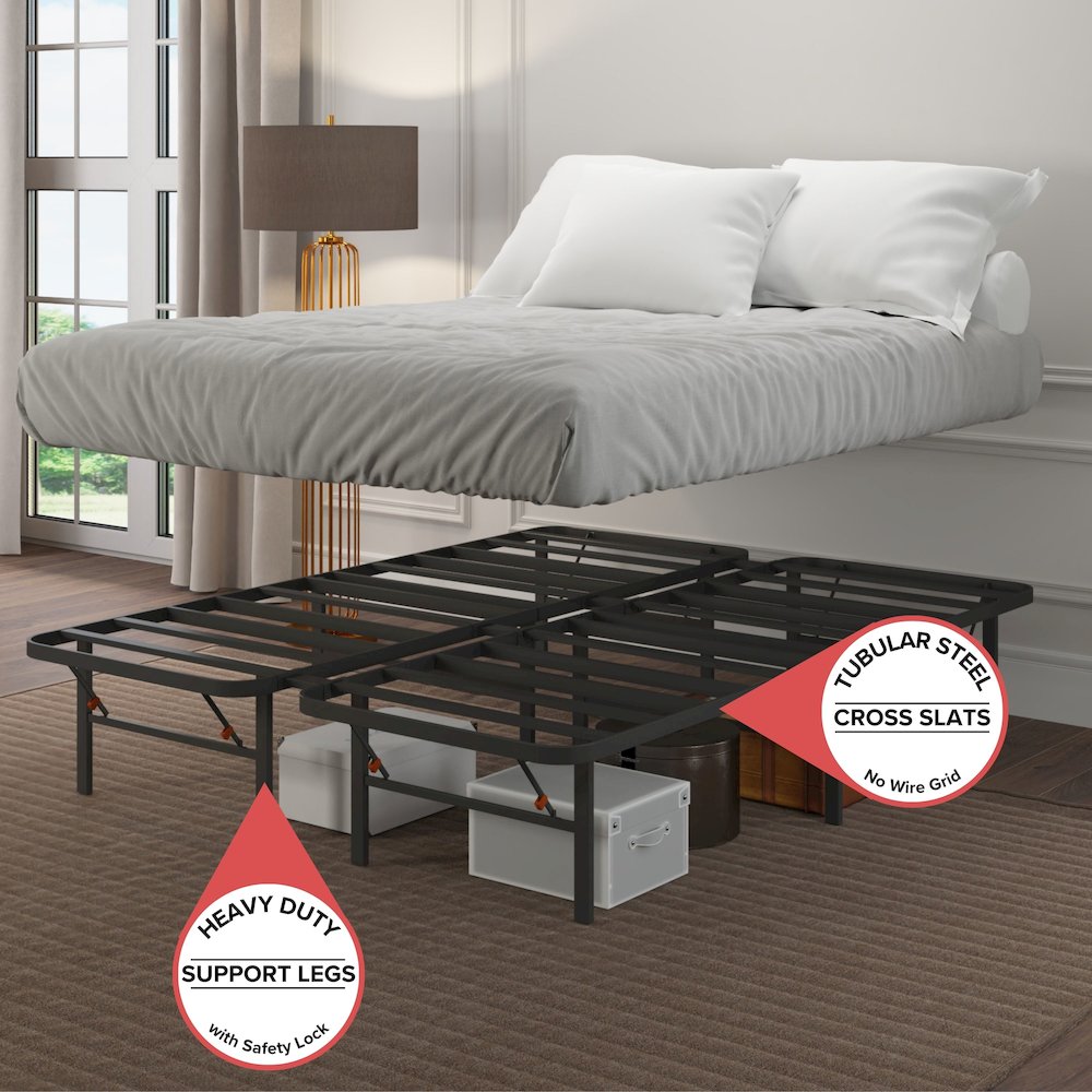 Bedder Base – 14″ Platform Base – Queen