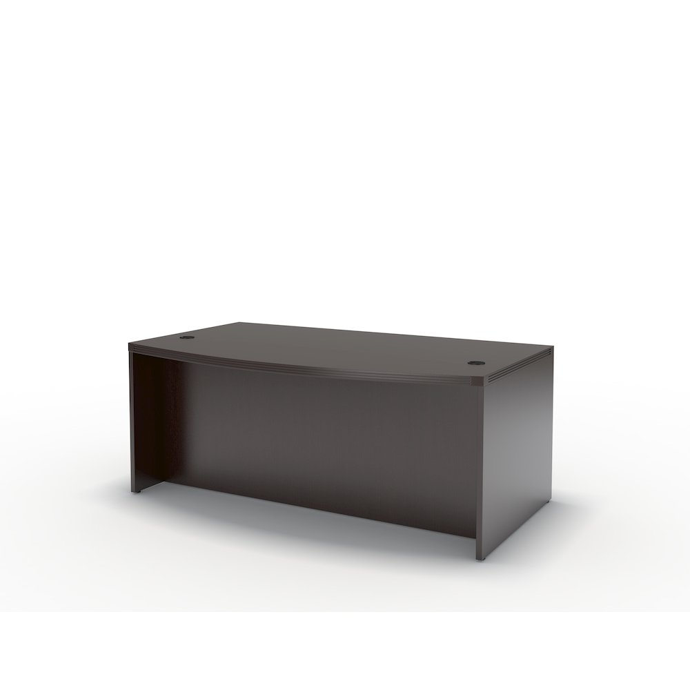 72″ Bow Front Desk