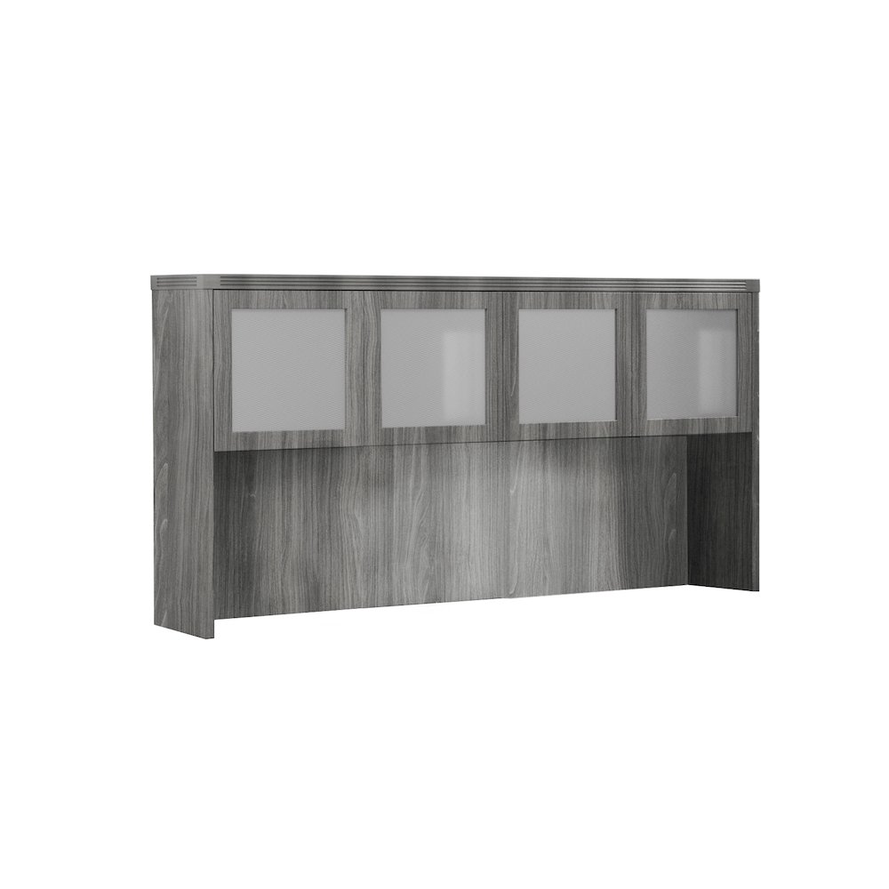 72″ Hutch with Glass Doors