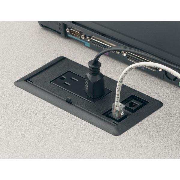 Optional Power Module [includes RJII-Cat 3 coupler (phone) and RJ45-Cat3 coupler (data)] – 6′ power cord