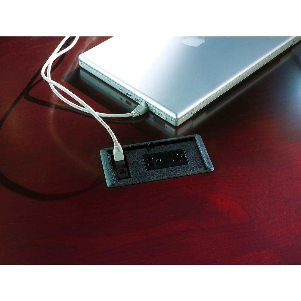 Optional Power Module [includes RJII-Cat 3 coupler (phone) and RJ45-Cat3 coupler (data)] – 6′ power cord