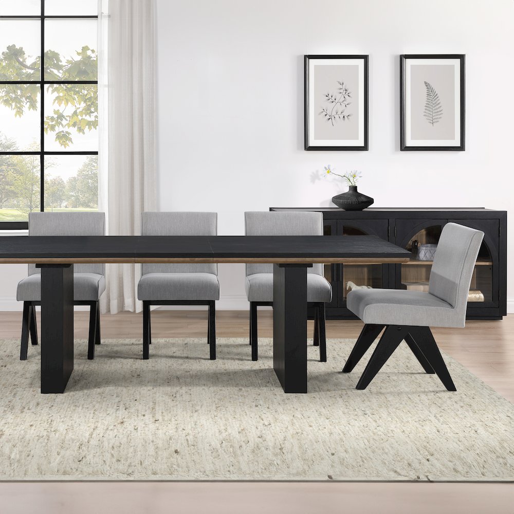 Magnolia Black 5-Piece Side Chair Dining Set