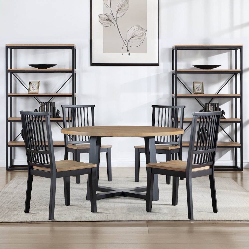 Magnolia 54″ Round 5-Piece Dining Set